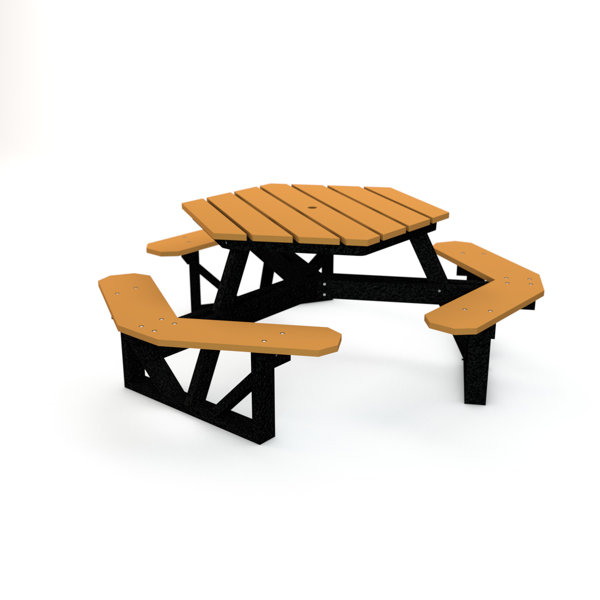 Outdoor discount bench table